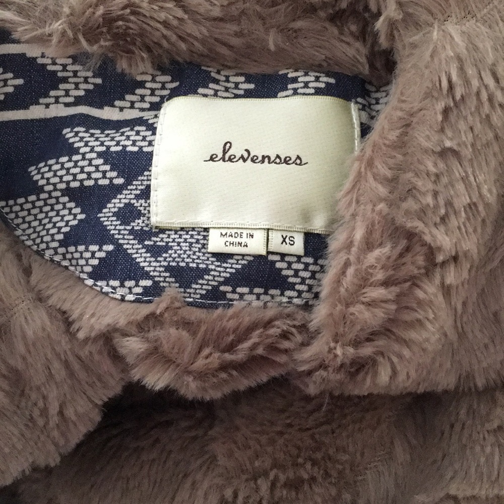 Anthropologie Elevenses Faux Fur Vest - Picture 4 of 6